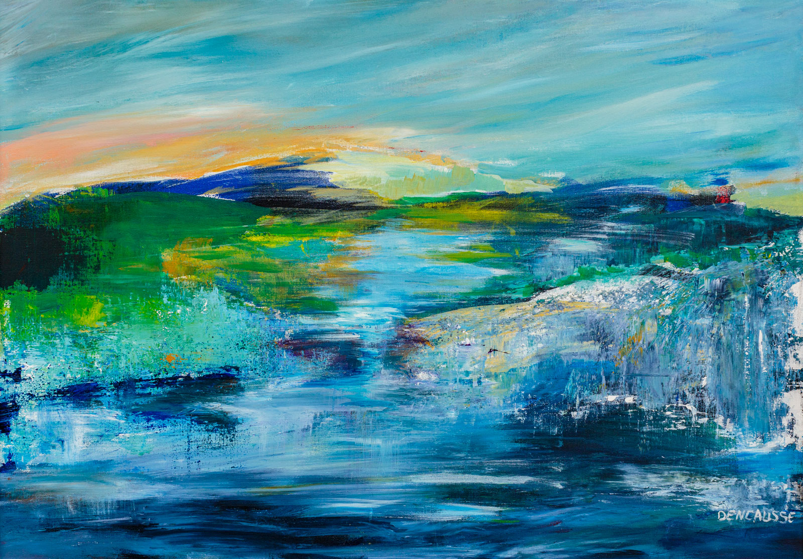 Fjord en été